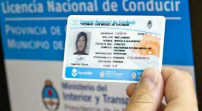 licencia de conducir