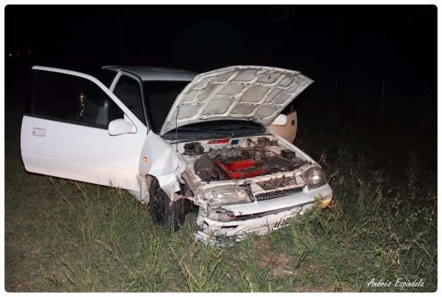 accidente la bolsa espindola3 - Choque con heridos en ruta camino a La Bolsa