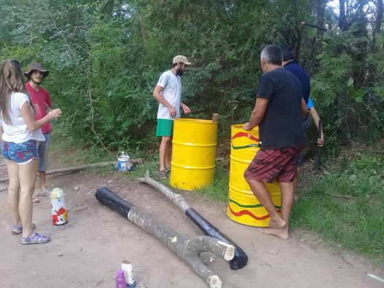 anisacate 6 - Anisacate: vecinos limpiaron la rivera del río