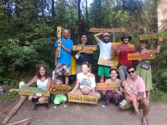 anisacate 8 - Anisacate: vecinos limpiaron la rivera del río