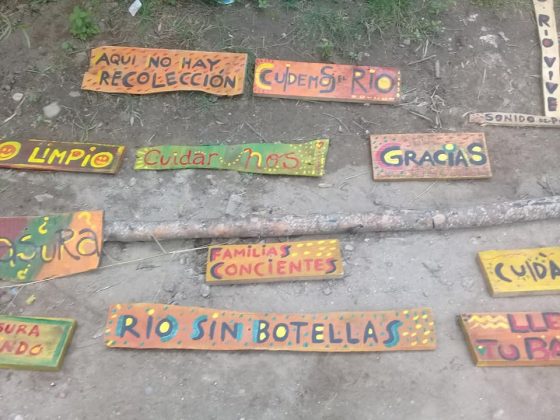 anisacate7 - Anisacate: vecinos limpiaron la rivera del río