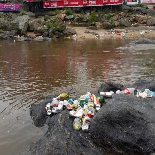 basura en rio