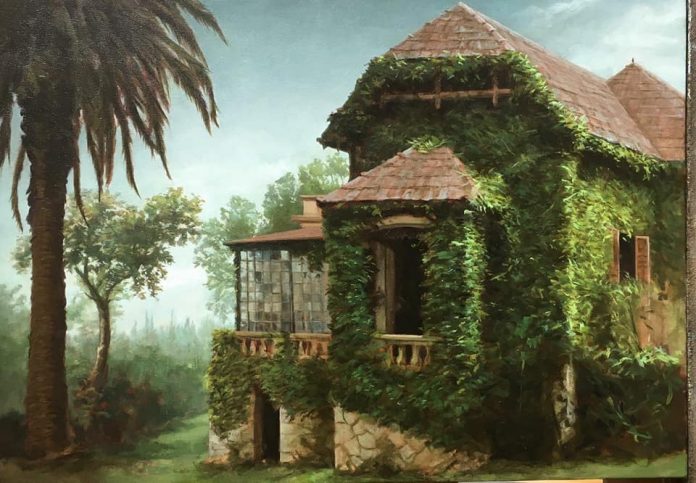 villa roma cuadro edgar saillen