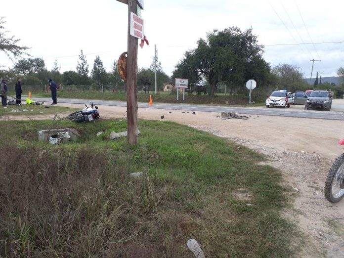 accidente ruta a la bolsa