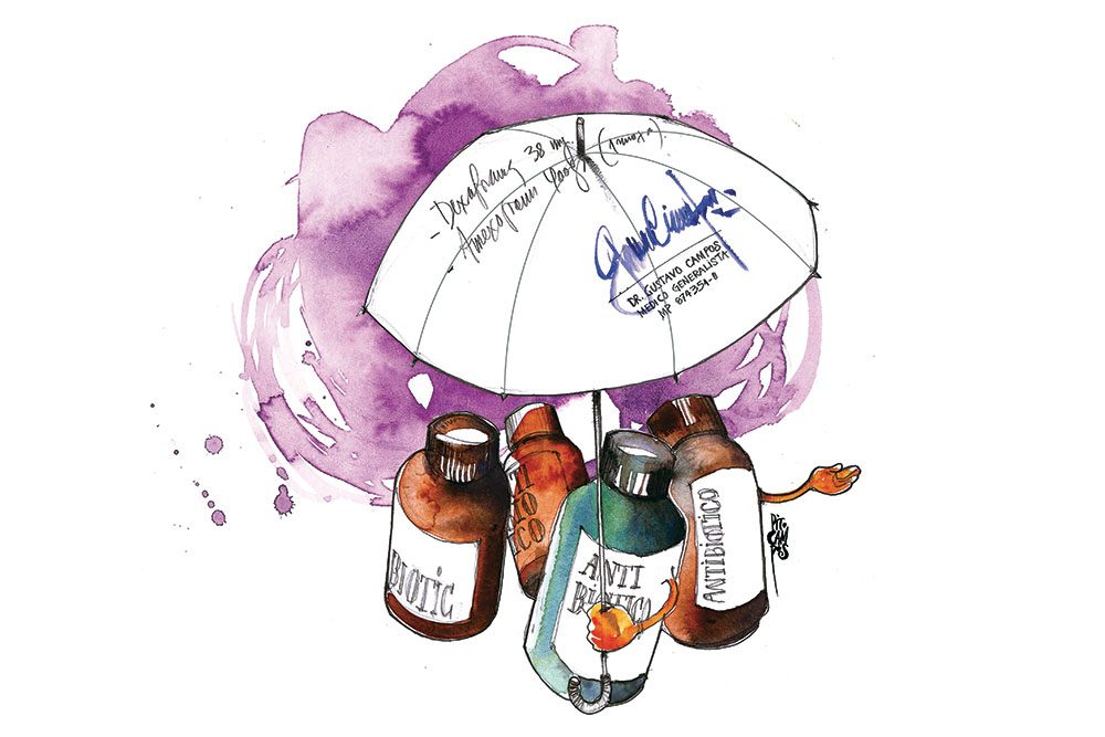 medicamentos ilustracion Daniel CAMPOS - Los antibióticos podrán venderse sólo bajo receta por una ley provincial