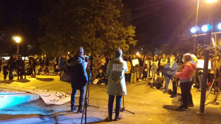 niunamenos acto - A dos semanas del femicidio de Maddalena, Alta Gracia marchó por #niunamenos