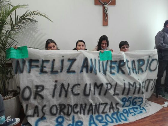 8 de agosto concejo 1 - La organización 8 de Agosto volvió a reclamar en el Concejo