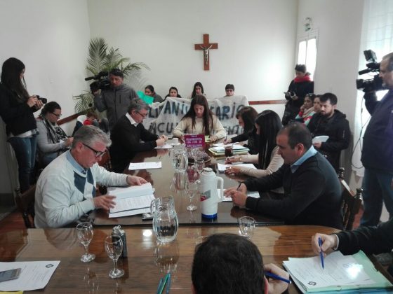 8 de agosto concejo 2 - La organización 8 de Agosto volvió a reclamar en el Concejo