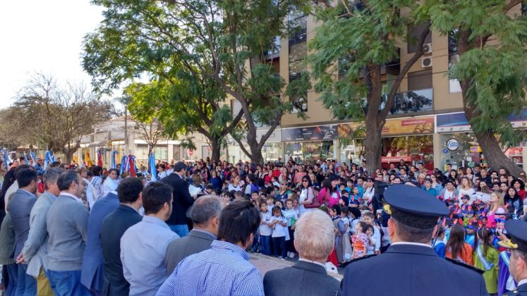 san martin reverso - Se llevó a cabo un emotivo acto por la muerte del General San Martín