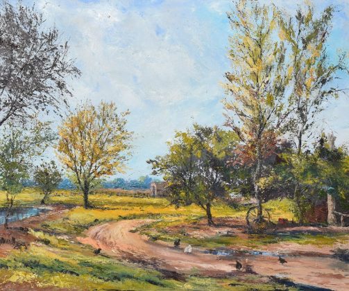 Categoría Vocacional Primera Mención Sylvia Elena Bussolini Campo - Artistas locales participan en una importe muestra