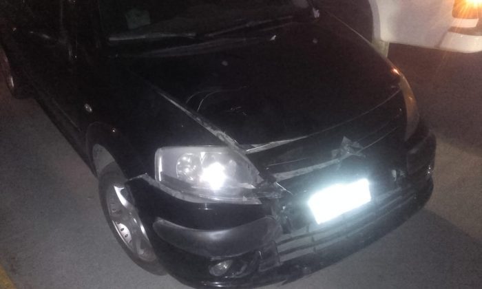 accidente foto andres espindola - Tras colisión sobre el puente Armenia, un motociclista fue derivado al Hospital