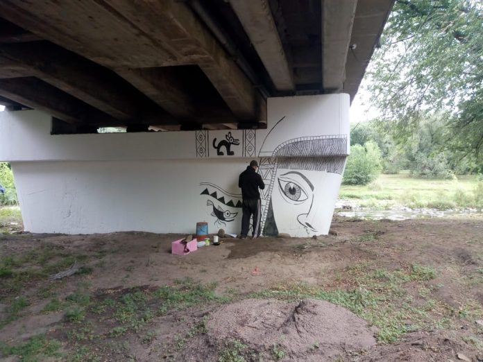 mural puente rio anisacate