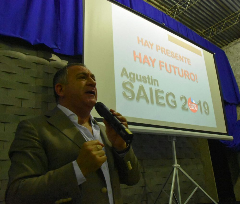 frente civico juez - El referente del Frente Cívico, Luis Juez, visitó Alta Gracia