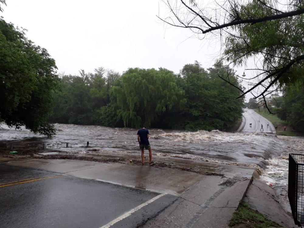 puente 9 de juliio la bolsa 1 - Alerta por crecidas de ríos