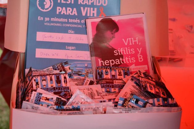 hospital illia preservativos - Ni el clima detuvo el Maratón Solidario por el VIH