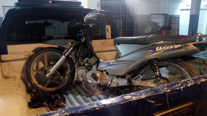 moto secuestrada