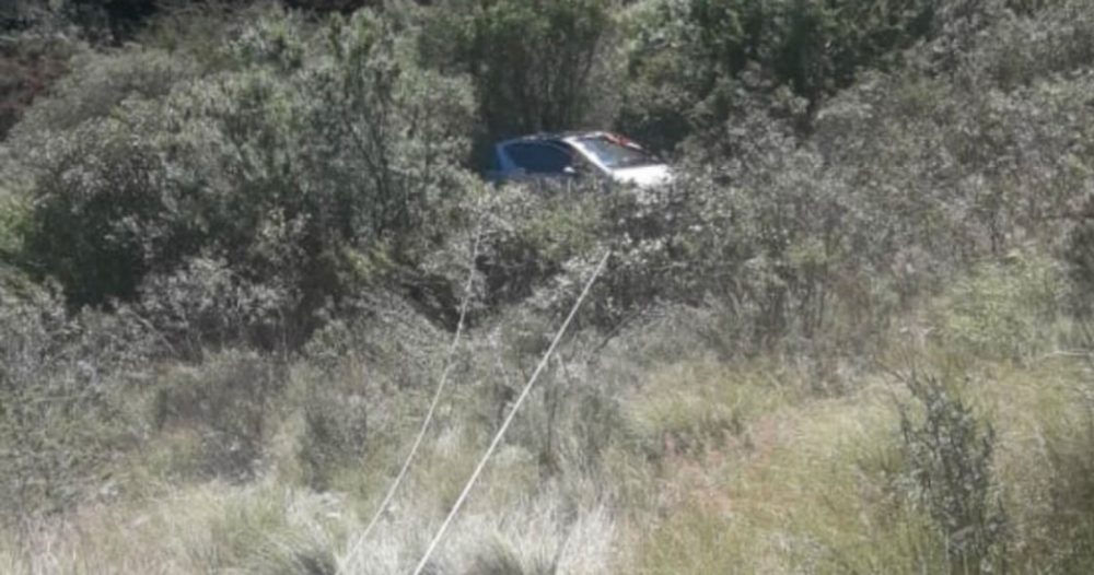 auto camino del cuadrado - Cayó con su auto por un precipicio en el Camino del Cuadrado