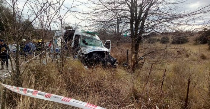 accidente ambulancia san clemente