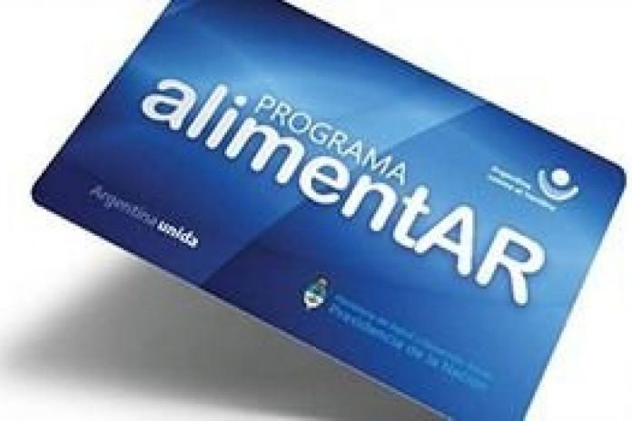 tarjeta alimentar