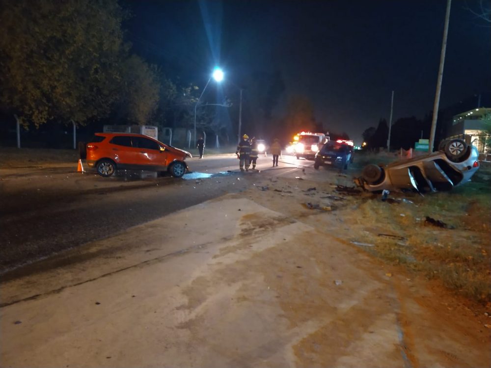 accidente de malagueño - Malagueño: Un lesionado tras un accidente de tránsito