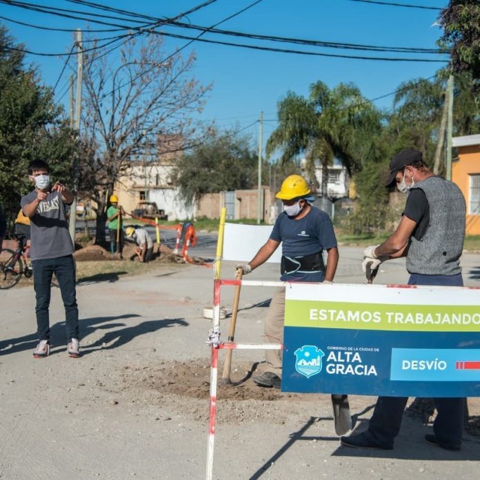 obras cloacas parque casino