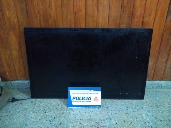 televisor secuestrado
