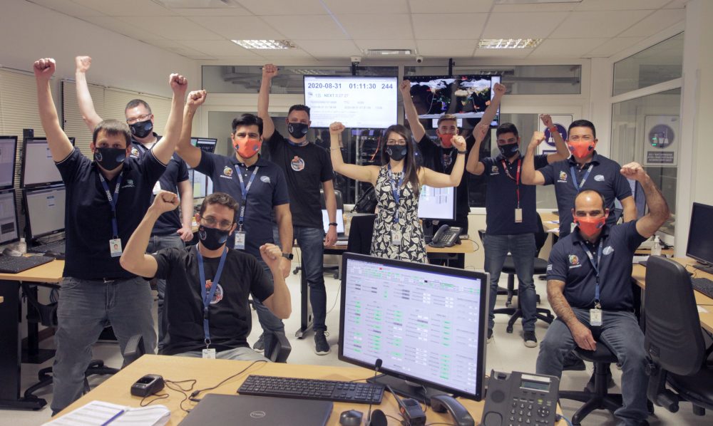 moc rojo web - El SAOCOM 1B superó con éxito las actividades más críticas en el espacio