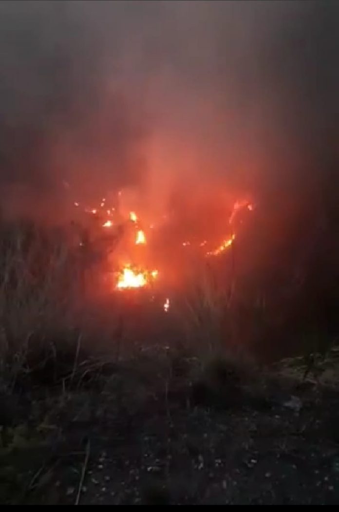 incendio reserva amanecer