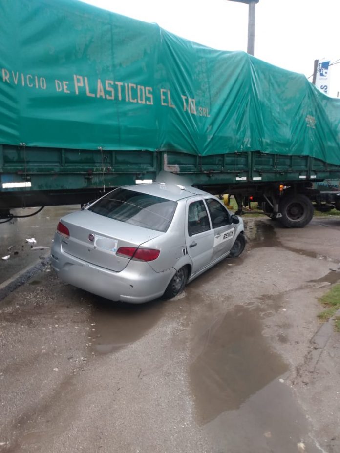 accidente ruta 5 camion remis