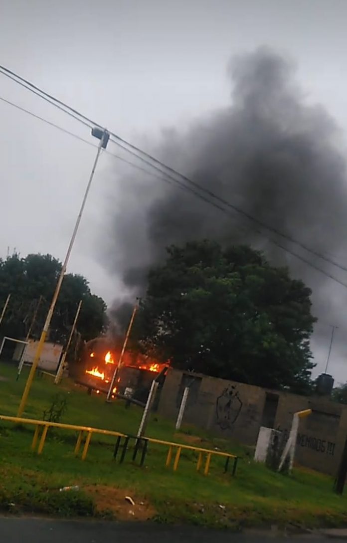 incendio cancha de platense