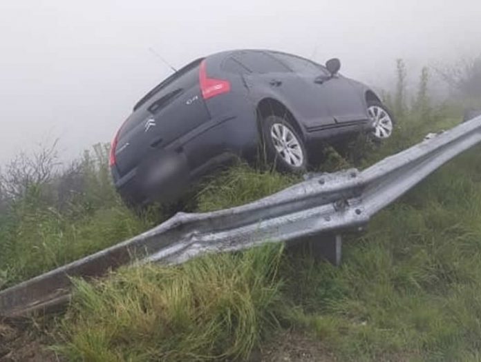 accidente camino al observatorio