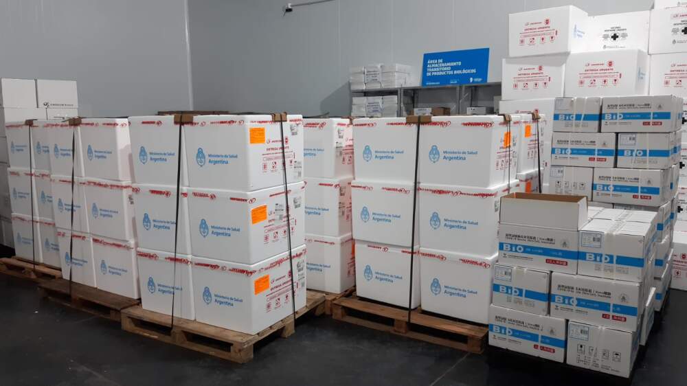 vacunas cba - Llegaron a Córdoba 110.800 vacunas: Sinopharm y Sputnik V segundo componente