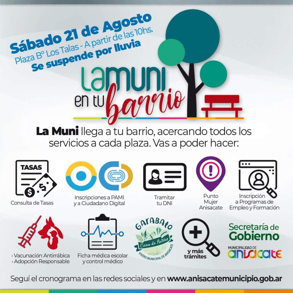 La Municipalidad se instala en Bº Los Talas de Anisacate anisacate muni cerca - La Municipalidad se instala en Bº Los Talas de Anisacate