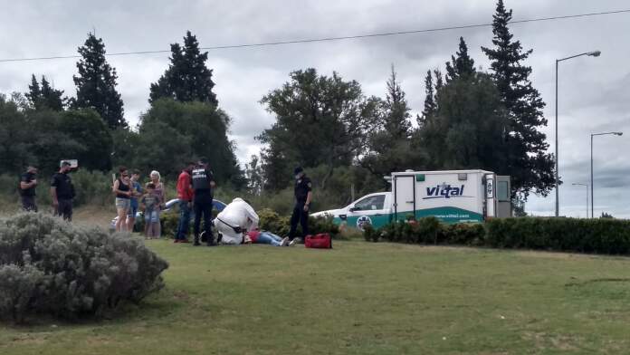 accidente monseñor roldan