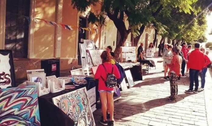 paseo de artistas pintores calle nieto