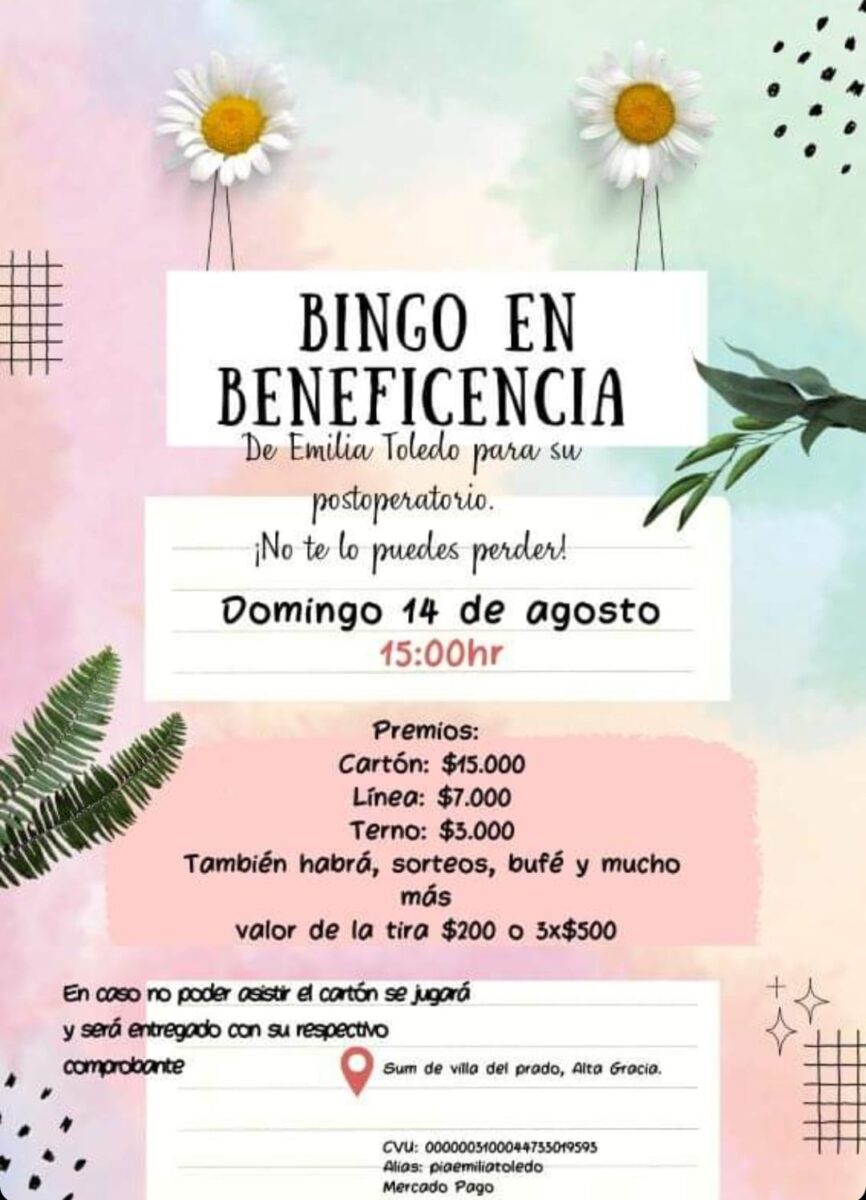 Realizan un bingo para solventar gastos de operación de una niña WhatsApp Image 2022 07 27 at 11.37.07 AM 1 - Realizan un bingo para solventar gastos de operación de una niña