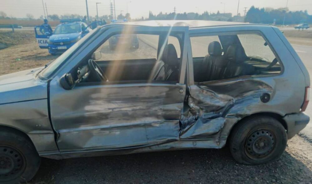 accidente rotonda ag - Accidente sin lesionados en la rotonda Alta Gracia