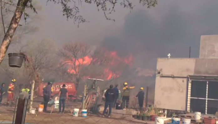 incendio despeñaderos