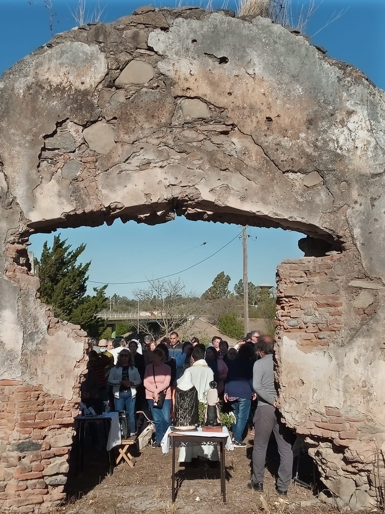 Después de 200 años, se realizó una misa en una capilla en Malagueño capilla dolroes - Después de 200 años, se realizó una misa en una capilla en Malagueño