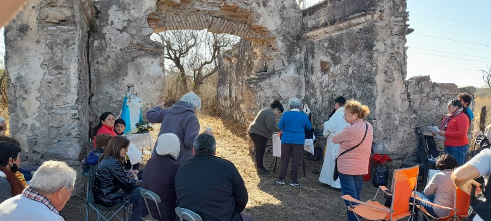 Después de 200 años, se realizó una misa en una capilla en Malagueño misa capilla dolores - Después de 200 años, se realizó una misa en una capilla en Malagueño