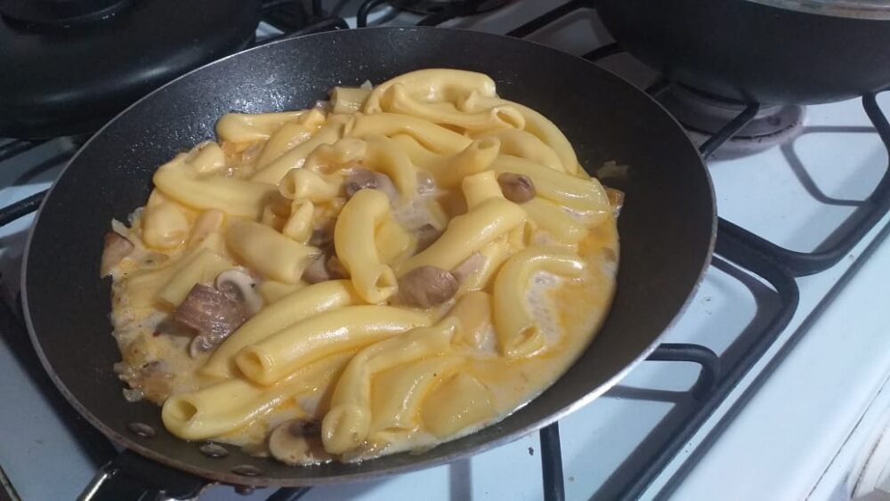 Para cualquier día: mostacholes de mandioca con salsa de hongos mostachol salsa de hongos - Para cualquier día: mostacholes de mandioca con salsa de hongos