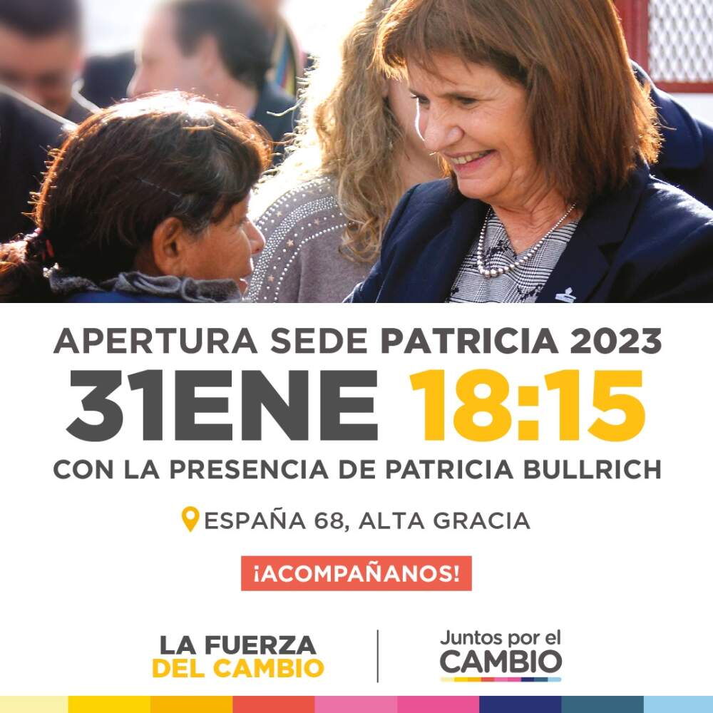 Patricia Bullrich en Alta Gracia WhatsApp Image 2023 01 25 at 09.32.04 - Patricia Bullrich en Alta Gracia