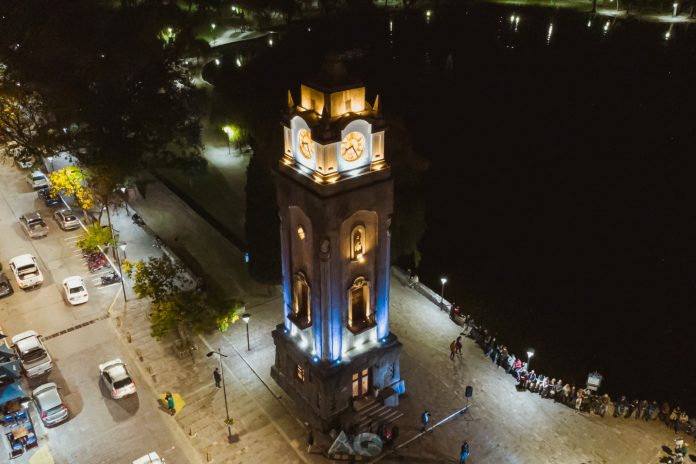 reloj publico alta gracia panoramica turismo noche