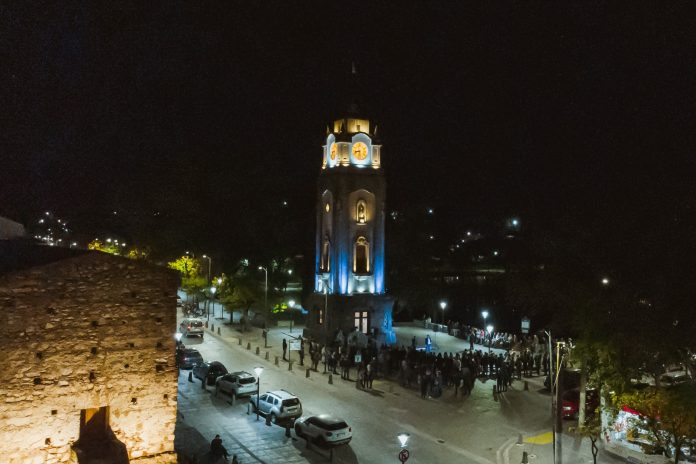 reloj publico alta gracia verano temporada clima noche