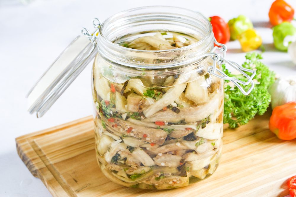 berenjenas en escabeche - Parece fácil pero no: berenjenas en escabeche