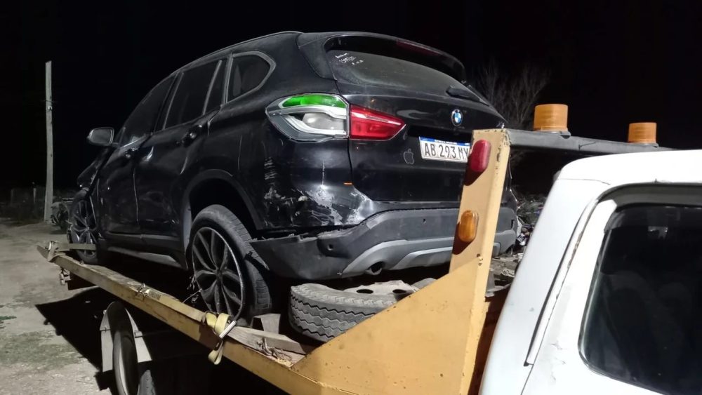oscar gonzalez auto accidente - El auto de Oscar González fue trasladado para que le hagan las pericias
