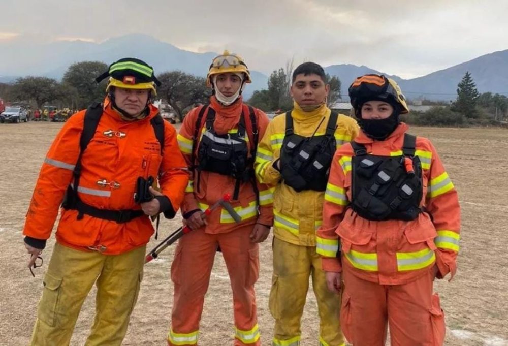 WhatsApp Image 2023 07 27 at 12.12.40 - Bomberos de Alta Gracia participaron en la extinción del incendio en el Uritorco