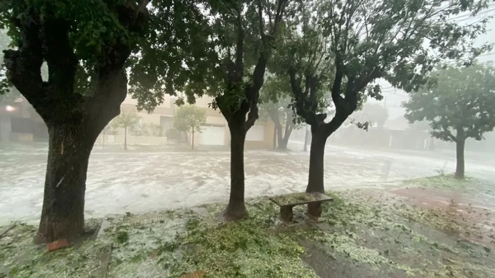 tormenta rio cuarto - Tormenta con granizo afectó a Río Cuarto y otras localidades del sur cordobés