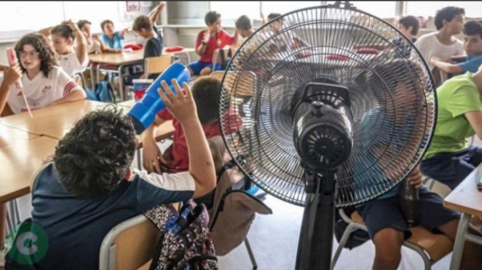 calor escuelas