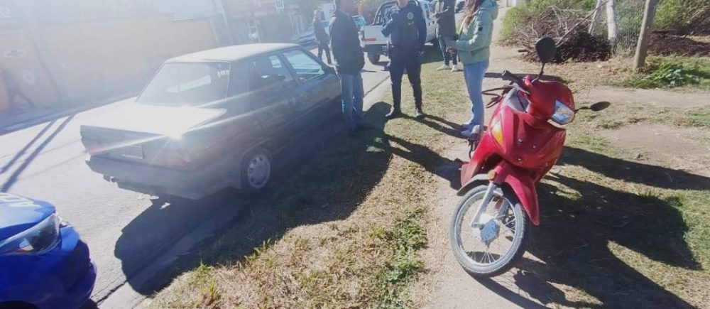 WhatsApp Image 2024 05 08 at 18.21.55 - Una motociclista herida tras un choque